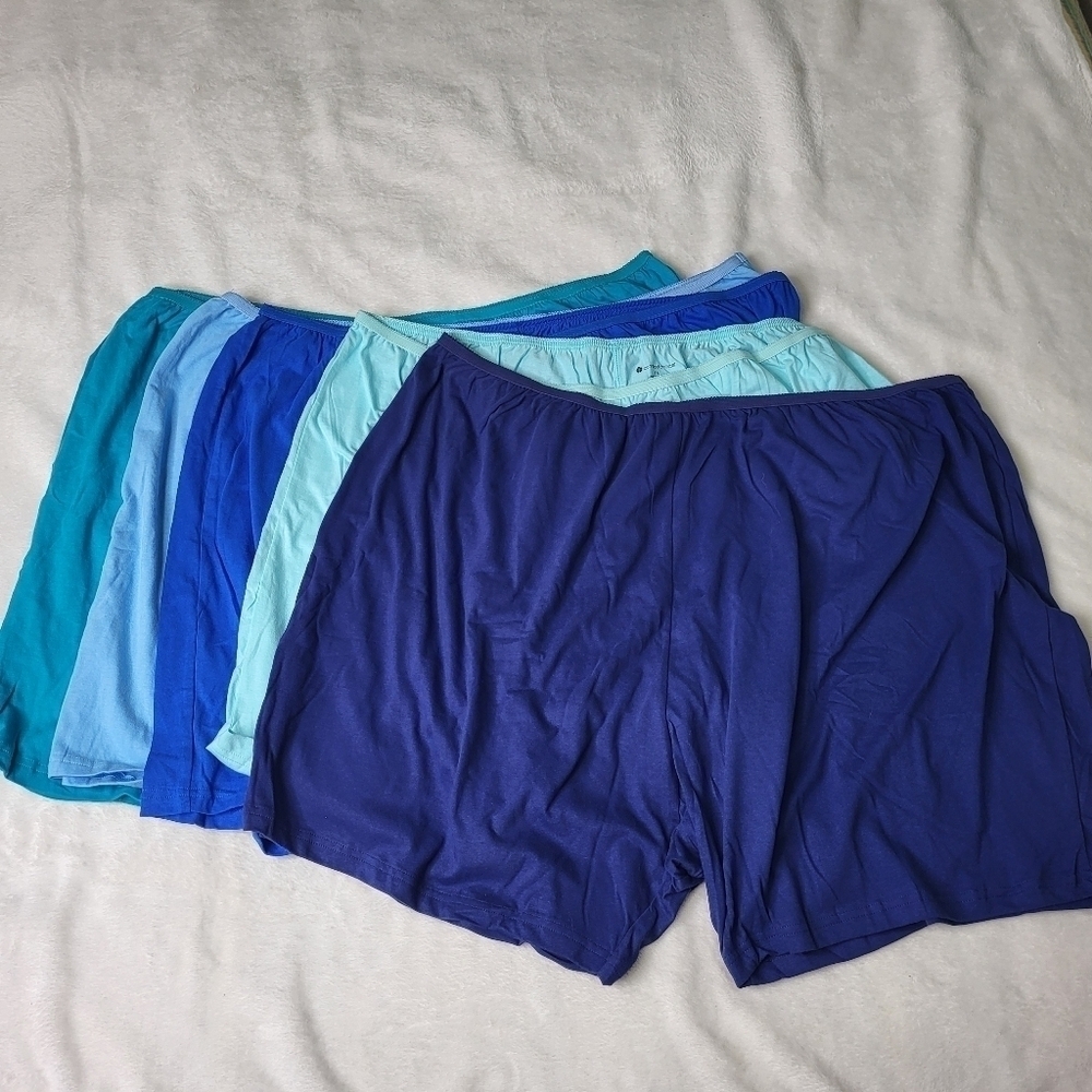 Comfort Choice Woman Within Boxer Short Underwear. Plus Sized Lot of 6